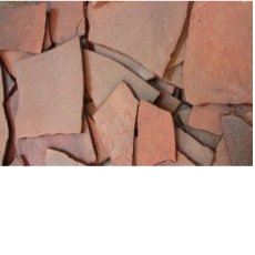 Природный камень - плитняк терракотовый