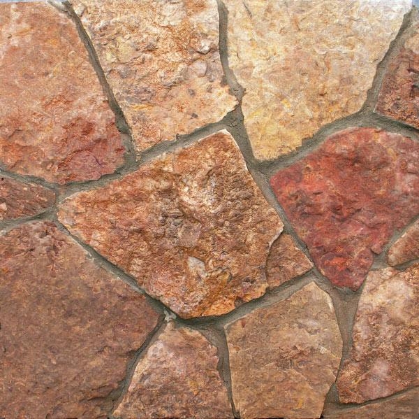 1. Вариант укладки прир. камня - Рваный камень
