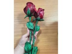 Роза бутон- литьё /58см/цветная