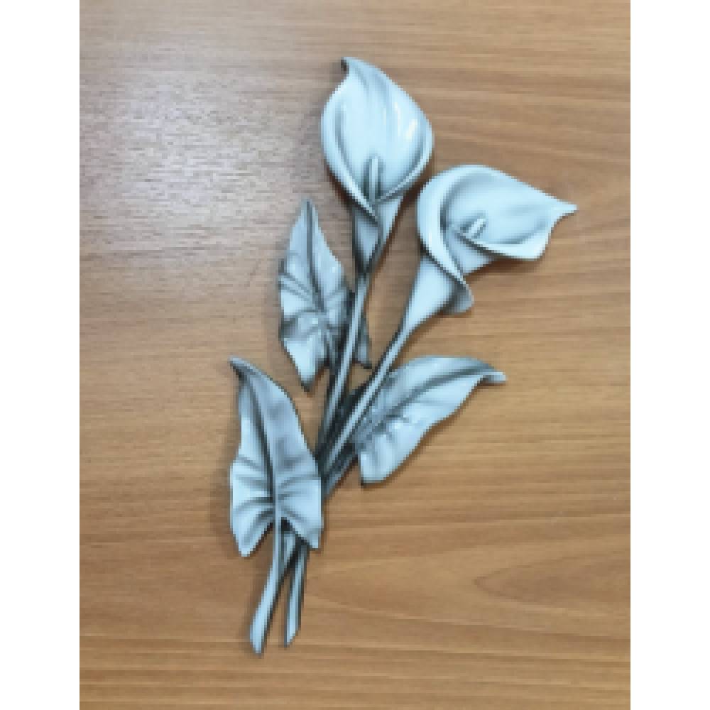 Каллы 3Д литьё -тонированная -30 см.