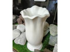 Ваза волны белая Н-25см.