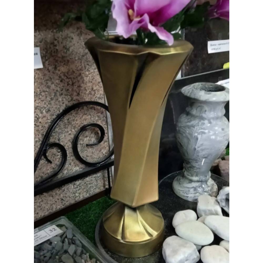 Ваза Грация высокая бронза  Н-44 см.
