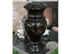 Ваза классика  черная Н-30см.