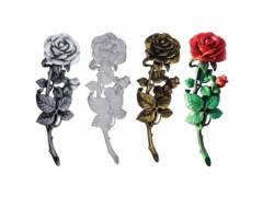 Роза 3Д литьё -тонированная -41см. барельеф