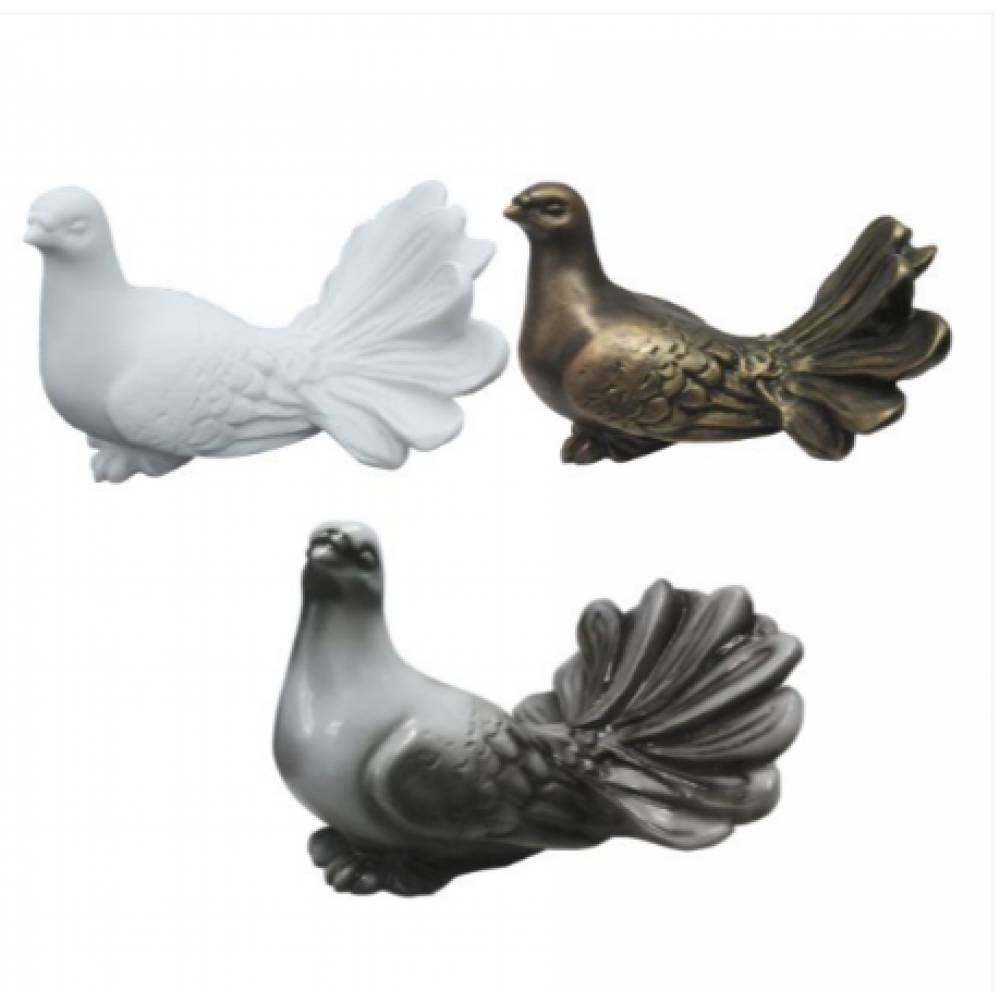 Голубь 23*18 см. фигура--Литьё-окрас.