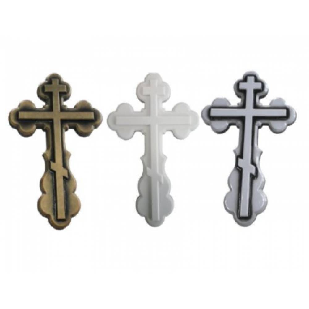 Крест 12,7см. 3Д -Литьё-окрас.
